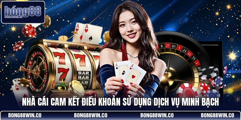 Nhà cái cam kết điều khoản sử dụng dịch vụ minh bạch